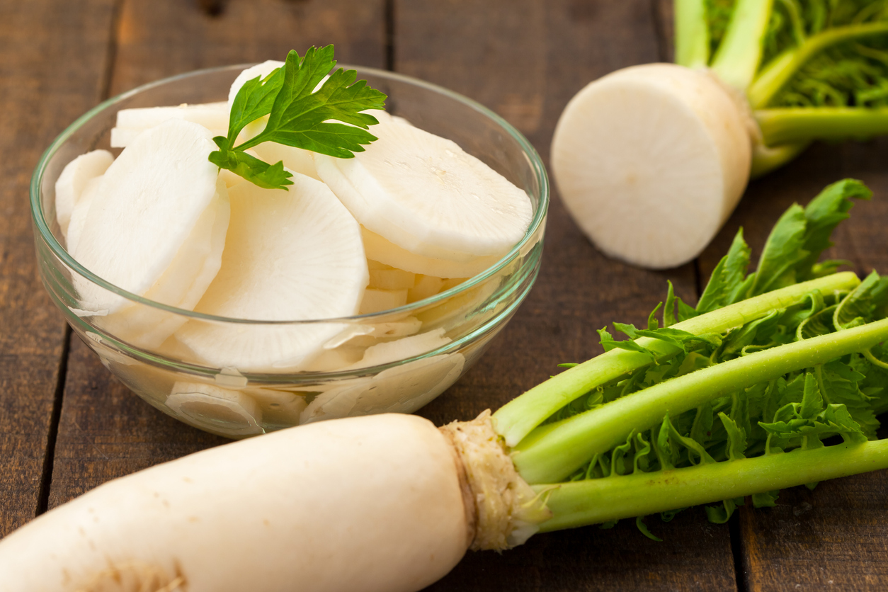 Cooking with White Radish