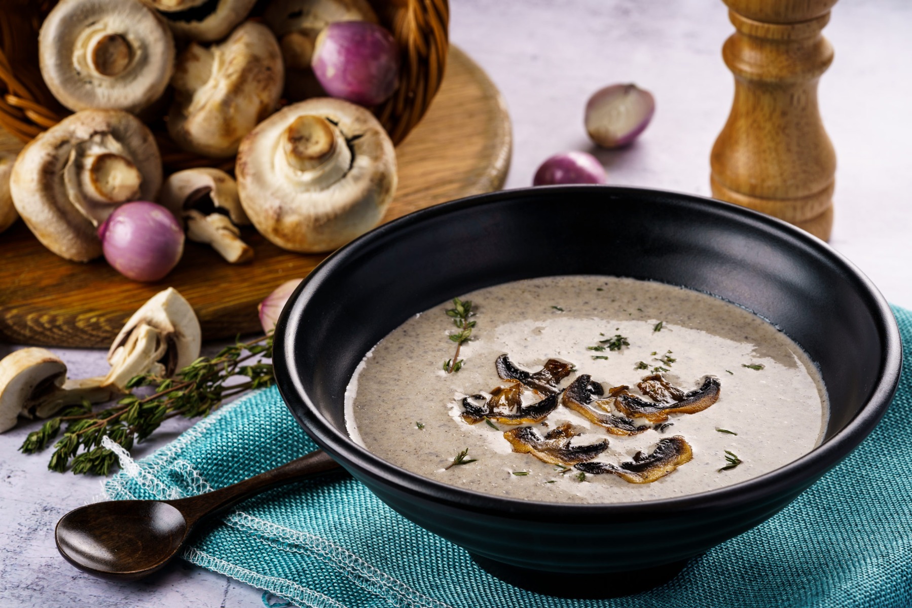Rich, Earthy and Flavourful: Truffled Mushroom Soup